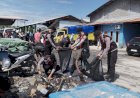 Peringati-“May-Day”,-Polresta-Kupang-Kota-Bersinergi-dengan-Buruh-Bersih-Sampah-di-Pasar-Oeba.
