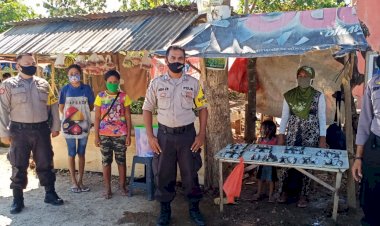 Upaya-Bhabinkamtibmas-Polsek-Alak--Himbau-Warga-Terkait-Covid-19