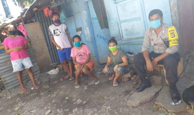 Sambang-Warga-Binaan,-Bhabinkamtibmas-Oebobo-Himbau-Pencegahan-Virus-Corona-Kepada-Warga