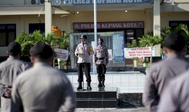 WAKAPOLDA-NTT-PIMPIN-APEL-PAGI-DI-MAKO-POLRES-KUPANG-KOTA