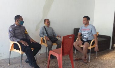 Membiasakan-Hidup-Bersih-dan-Sehat,-Bhabinkamtibmas-Kelurahan-Airnona-Sampaikan-Imbauan-Terkait-Adaptasi-Kehidupan-Baru