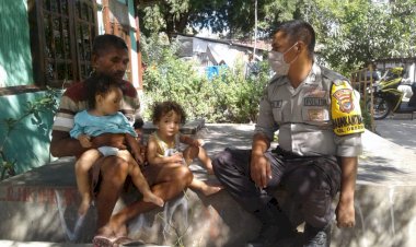 Ingatkan-Protokol-Kesehatan,-Bhabinkamtibmas-Kelurahan-Oebobo-Himbau-Warga-Binaan