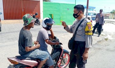 Kanit-Reskrim-Polsek-Maulafa-Pimpin-Pelaksanaan-Operasi-Yustisi-Penggunaan-Masker-dan-Jaga-Jarak-Di-Wilayah-Hukum-Polsek-Maulafa