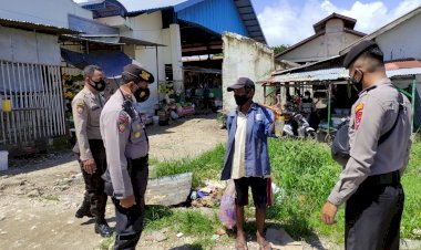 Upayah-Cegah-Covid,-Sat-Sabhara-Polres-Kupang-Kota-Laksanakan-Himbauan-Dan-Pendisiplinan-Protokol-Kesehatan