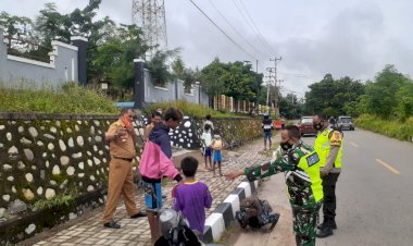 Bhabinkamtibmas-kelurahan-Kolhua-dan-Babinsa-Bersinergi-Melaksanakan-Operasi-Yustisi