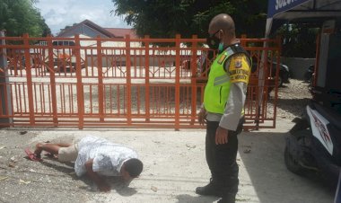 Tak-Pake-Masker,-Bhabinkamtibmas-Tegur-Serta-Beri-Sanksi-Warga-Binaannya-yang-Tidak-Menaati-Protokol-Kesehatan