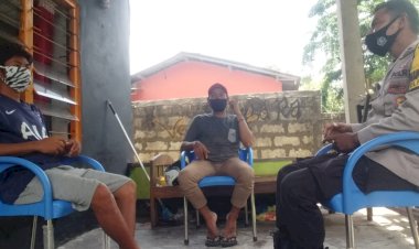 Menghadapi-Situasi-Pandemi-Covid-19,-Bhabinkamtibmas-Kelurahan-Fatufeto-Himbau-Warga-Binaan