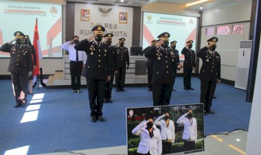 Pandemi-Covid-19,-Polres-Kupang-Kota-Ikuti-Upacara-Hari-Lahir-Pancasila-Secara-Virtual