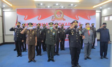 Masih-Dalam-Masa-Pandemi,-Polres-Kupang-Kota-Ikuti-Upacara-Peringatan-Hari-Bhayangkara-ke-75-Secara-Virtual