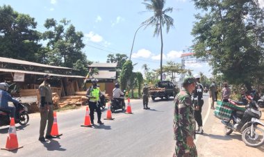 Polres-Kupang-Kota-Bersama-Satgas-Gabungan-Melakukan-Penyekatan-di-Wilayah-Batas-Kota-Kupang