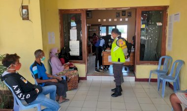 Upayakan-Giat-Vaksin-Aman,Bhabinkamtibmas-Polres-Kupang-Kota-Laksanakan-Pam-Dan-Monitoring