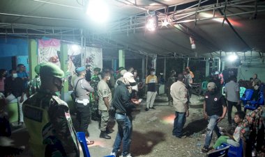 Masih-Dalam-Masa-PPKM-Level-4,-Personil-Kupang-Kota-Bersama-Pemkot-Kota-Kupang-Bubarkan-Pesta-Nikah