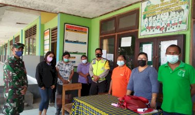 Mulai-Sekolah-Tatap-Muka,Babinkamtibmas-Himbau-Para-Guru-Dan-Siswa-Untuk-Tetap-Terapkan-Prokes