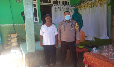 Pastikan-Protokol-Kesehatan-Diterapkan,-Bhabinkamtibmas-Kelurahan-Penkase-Pantau-Acara-Resepsi-Pernikahan