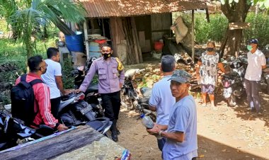 Patroli-Dialogis,-Bhabinkamtibmas-Kelurahan-Penfui-Imbau-Warga-Patuhi-Protokol-Kesehatan-Cegah-Covid-19