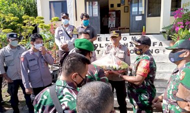 Anggota-Koramil-Datangi-Polsek-Maulafa