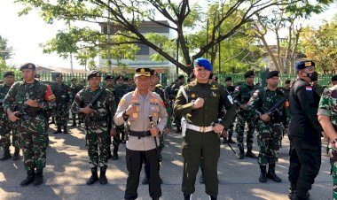 Kapolresta-Hadiri-Upacara-Penerimaan-Satgas-Yonkav-10/Mendagiri,-Satgas-Bantuan-dan-Satgas-Intel