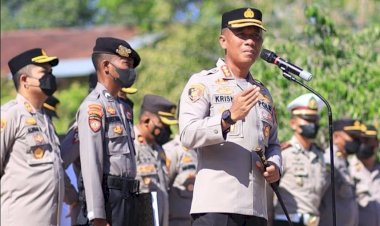 Tekankan-Pelaksanaan-Tugas-Yang-Profesional,-Kapolresta-Pimpin-Apel-Pagi