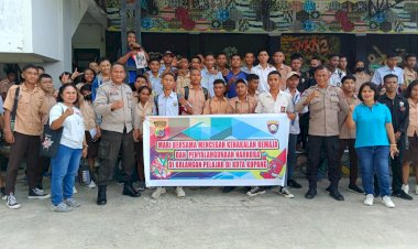 Cegah-Kriminalitas,Sat-Binmas-Polresta-Kupang-Kota-Sosialisasi-Tentang-Kenakalan-Remaja-Dan-Tertib-Berlalu-Lintas-Di-Sekolah