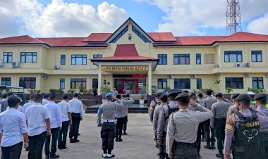 Pimipin-Apel-Pagi,-Kapolresta-Tekankan-Anggota-Untuk-Beri-Pelayanan-Yang-Optimal-Buat-Masyrakat