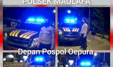 Antisipasi-Gangguan-Keamanan,-Polsek-Maulafa-Laksanakan-Patroli-Malam