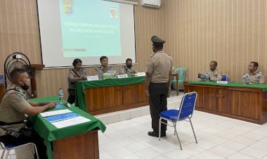 Beri-Punishment,-Polresta-Kupang-Kota-Laksanakan-Sidang-Disiplin-Kepada-Anggota