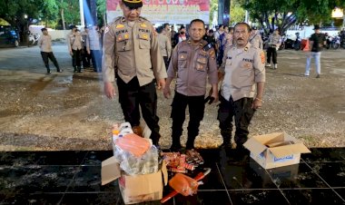 Polresta-Kupang-Kota-Sita-Miras,-Petasan,-Sajam,-Serta-Knalpot-Racing-di-Hari-Ke-13-Operasi-Pekat-Turangga-2022