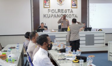 Kunjungi-Polresta,-Kapolda-NTT-adakan-pertemuan-bersama-PJU-Polresta-Kupang-Kota.