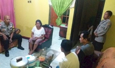 Tanggapi-Laporan-Warga,-Bhabinkamtibmas-dan-Piket-Pospol-Batuplat-Datangi-Rumah-Warga