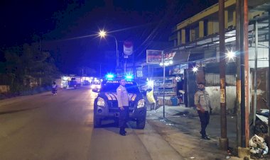 Antisipasi-Gangguan-Keamanan,-Polsek-Maulafa-Laksanakan-Patroli-Lampu-Biru-di-Malam-Hari