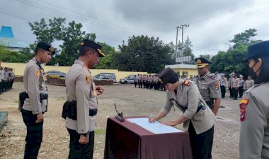 Polwan-Pimpin-Roda-Organisasi-Di-Polsek-Maulafa.