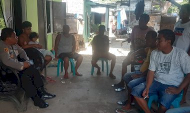 Bincang-Santai-Kapolsek-Oebobo,-Warga-Airnona-Lapor-Adanya-Judi-Sabung-Ayam