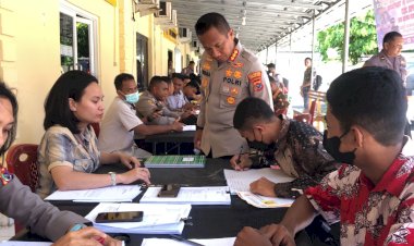 Satu-Minggu-Setelah-Pembukaan,-Animo-Peserta-di-Pabanrim-Polresta-Kupang-Kota-Hampir-Mencapai-Ribuan-Orang.