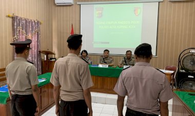 Lalai-Ikut-Apel-Pagi,-Anggota-Polresta-Kupang-Kota-Dijatuhi-Hukuman-Disiplin.