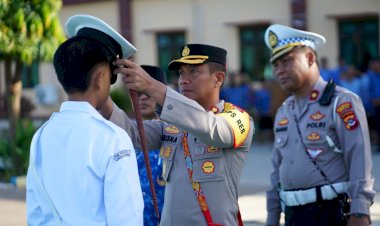 Pengukuhan-Anggota-Patroli-Keamanan-Sekolah-Oleh-Kapolresta-Kupang-Kota.