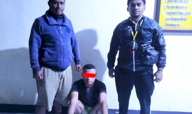 Aniaya-dan-Ancam-Pacar-Dengan-Sajam,-Tim-Serigala-Polsek-Kelapa-Lima-Amankan-Seorang-Pegawai-Honorer.