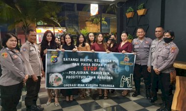 Operasi-Bina-Kusuma,-Personel-Polresta-Sambangi-Tempat-Hiburan-Malam