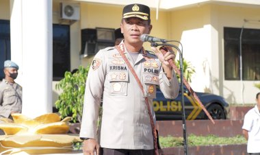 Beri-Arahan-Apel-Pagi,-Kapolresta-Minta-di-Setiap-Kondisi-Apapun,-Fungsi-dan-Peran-Anggota-Harus-Nyata-di-Lapangan.