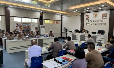 Jelang-Wasrik-Tahap-2-Polda-NTT,-Wakapolresta-Kupang-Kota-Lakukan-Pra-Audit