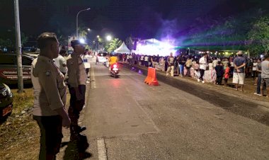 Gebyar-Musik-Pemuda-Batuplat,-Kapolresta-Kupang-Kota-Pimpin-Langsung-Pengamanan