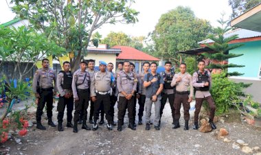 Kampanye-Tatap-Muka-di-kelurahan-Oesapa,-Polresta-kupang-Kota-Laksanakan-Pengamanan.