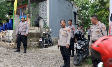 Hari-Ke-16-Pelaksanaan-Kampanye,-Polresta-Kupang-Kota-Laksanakan-Pengamanan-di-Kelurahan-Fatufeto