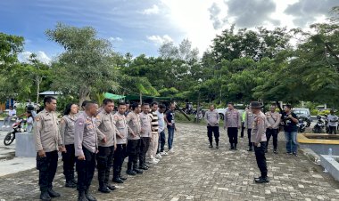 Ratusan-Personel-Satgas-OMB-Amankan-Kampanye-Hari-Terakhir-di-Kota-Kupang