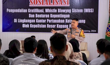 Kapolresta-Kupang-Kota-Sosialisasi-Pengendalian-Gratifikasi-dan-WBS-Kepada-Pegawai-Kantor-Pertanahan