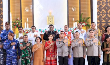 Ibadah-Paskah-Oikumene-TNI-Polri,-Kapolda-NTT:-Pentingnya-Kerjasama-Dalam-Mewujudkan-Indonesia-Maju