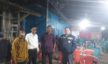 Rayakan-Syukuran-Pernikahan-Hingga-Tengah-Malam,-Bhabinkamtibmas-Penkase-Oeleta-Datangi-dan-Berikan-Himbauan