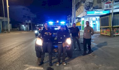 Piket-Polsek-Maulafa-Lakukan-Patroli-Lampu-Biru-dan-Beri-Himbauan-Kepada-Warga