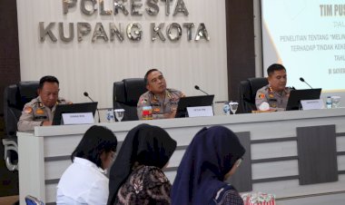 Diskusi-Perlindungan-Tindak-Kekerasan-pada-Perempuan-dan-Anak,-Puslitbang-Polri-Gelar-FGD-di-Polresta-Kupang-Kota