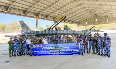 Kapolresta-Kupang-Kota-Ikut-Sambut-Kedatangan-Peserta-Latma-Pitch-Black-di-Lanud-El-Tari