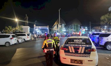 Patroli-Malam-Polresta-Kupang-Kota,-Antisipasi-Kerawanan-Kamtibmas